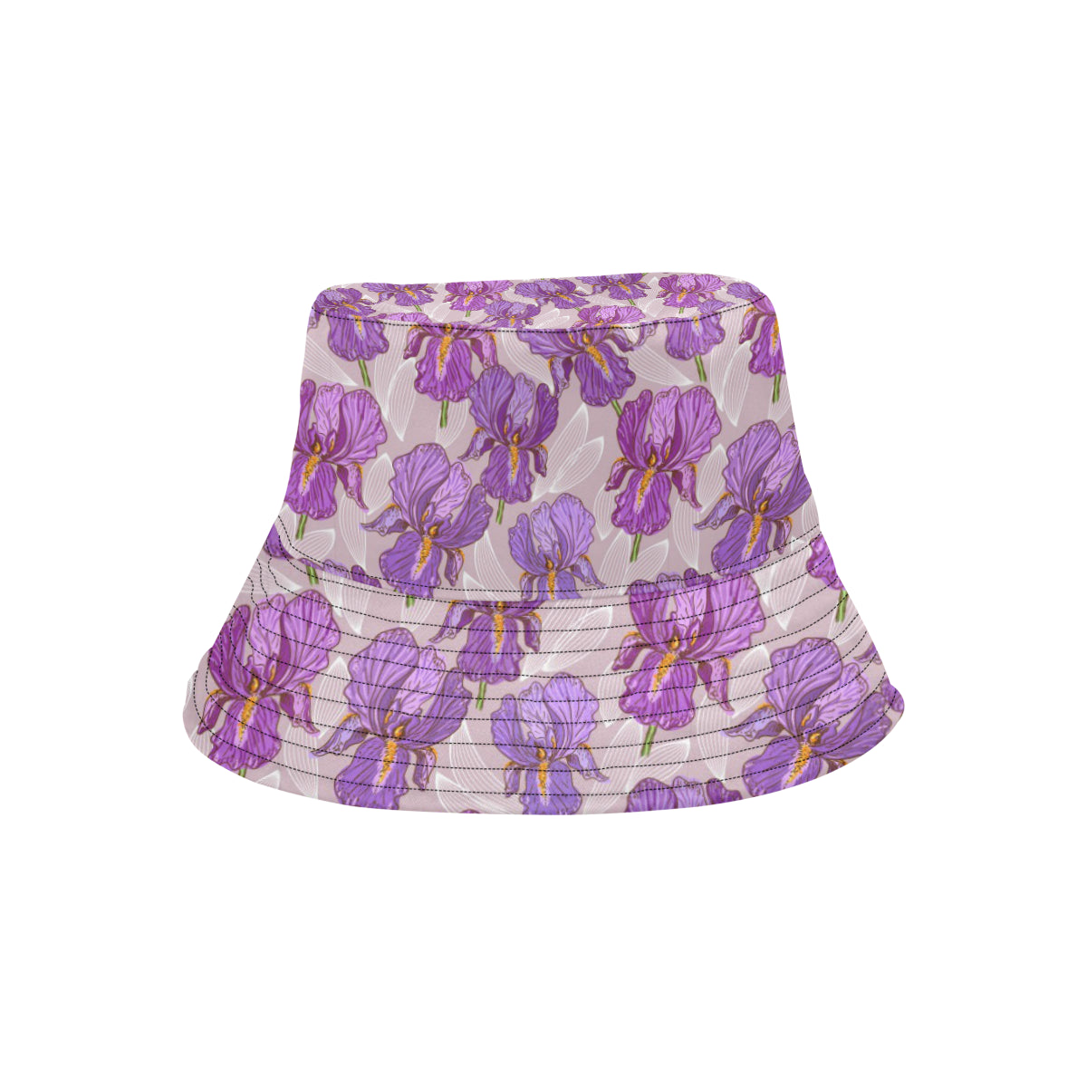 Iris Pattern Print Design IR05 Unisex Bucket Hat