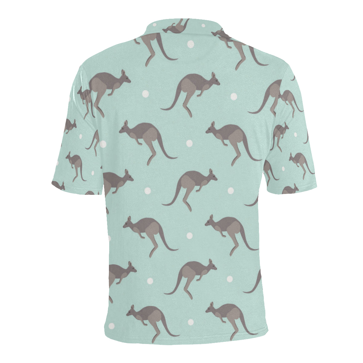 Kangaroos Pattern Print Design 04 Men Polo Shirt