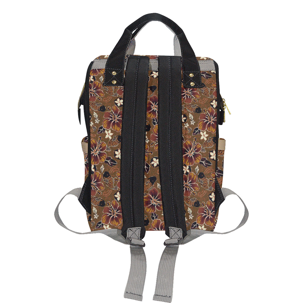 Hawaiian Themed Pattern Print Design H01 Diaper Bag Backpack