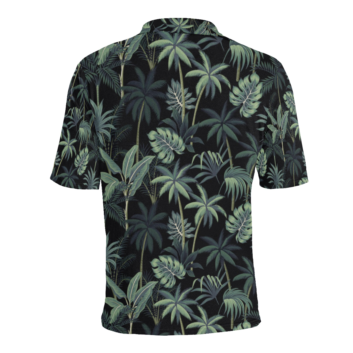 Rainforest Pattern Print Design RF02 Men Polo Shirt