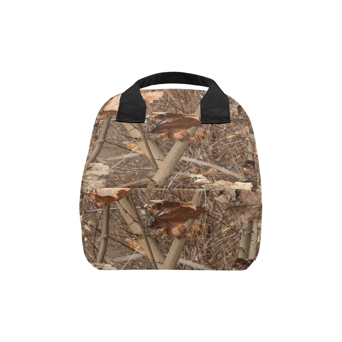 Camo Realistic Tree Forest Autumn Print Insulated Lunch Bag