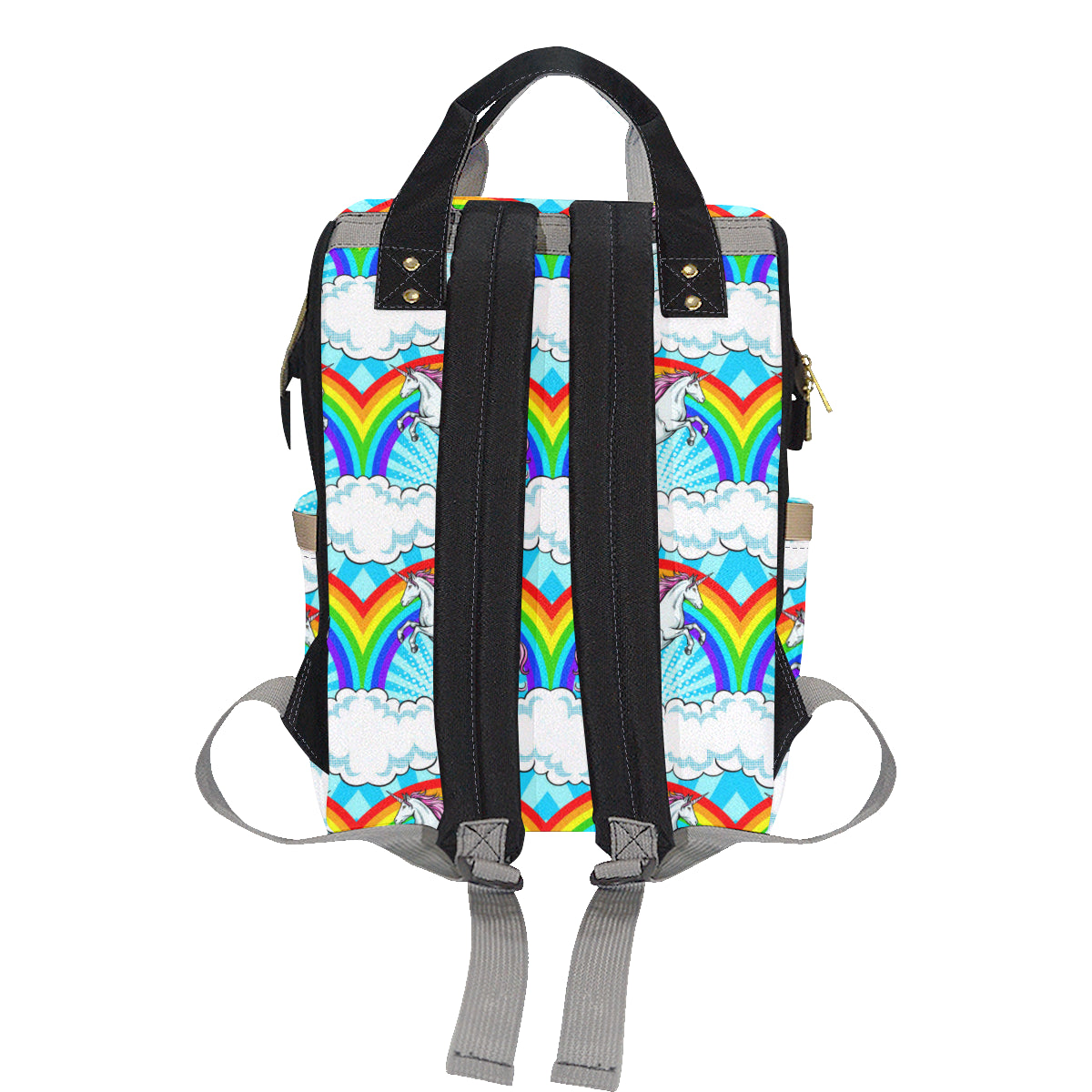 Unicorn Rainbow Diaper Bag Backpack