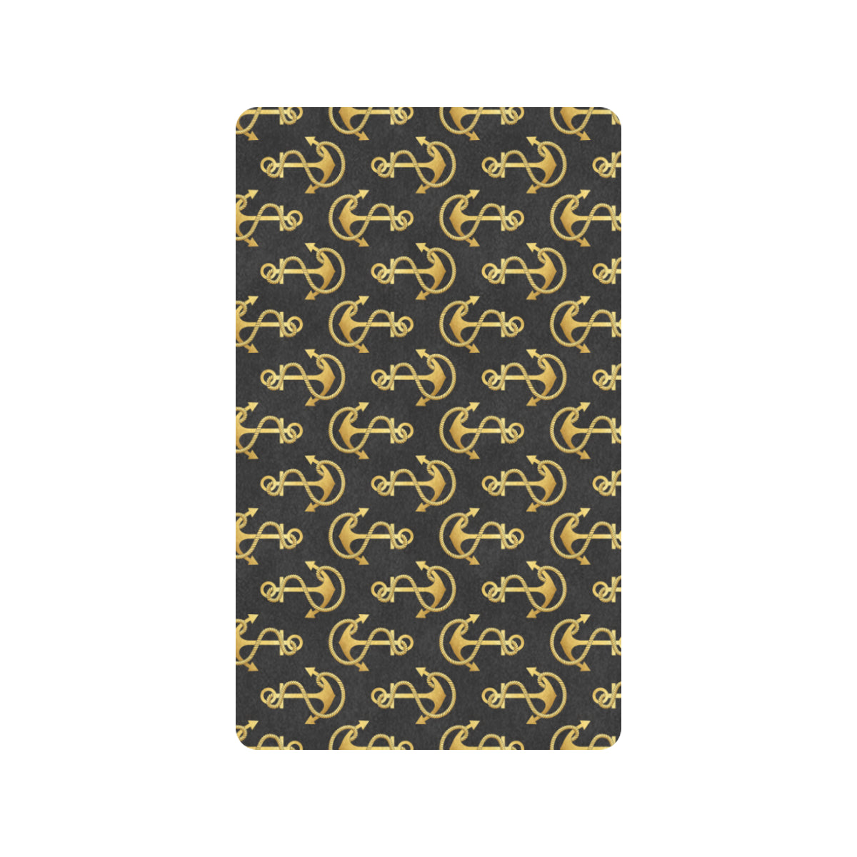 Anchor Gold Pattern Rubber Doormat