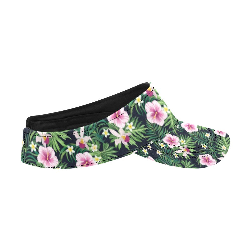 Hibiscus Tropical Print Design LKS309 Unisex Sun Visor