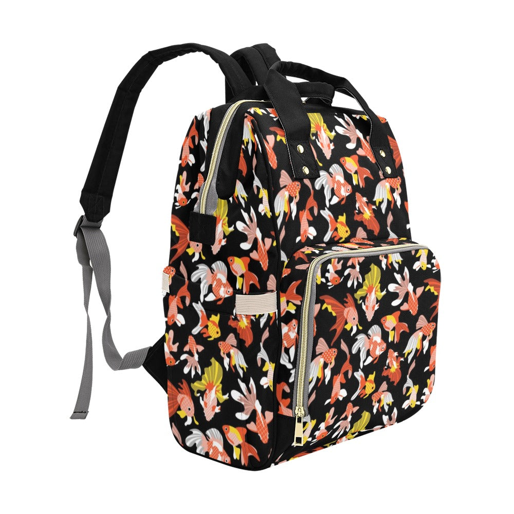 Goldfish Print Design LKS401 Diaper Bag Backpack