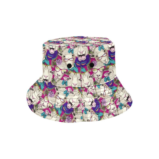 Sheep Print Design LKS403 Unisex Bucket Hat