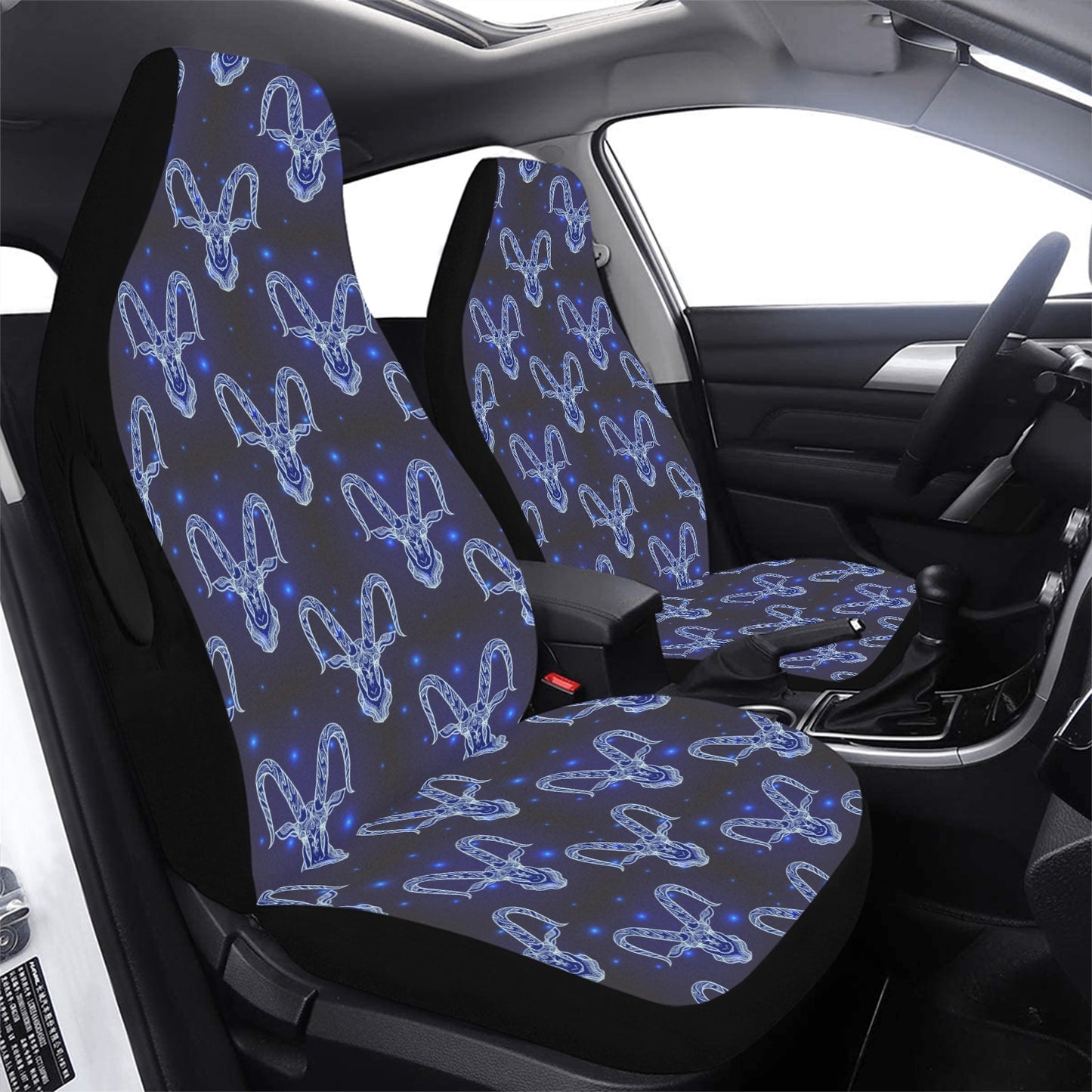 Goat Print Design LKS401 Car Seat Covers