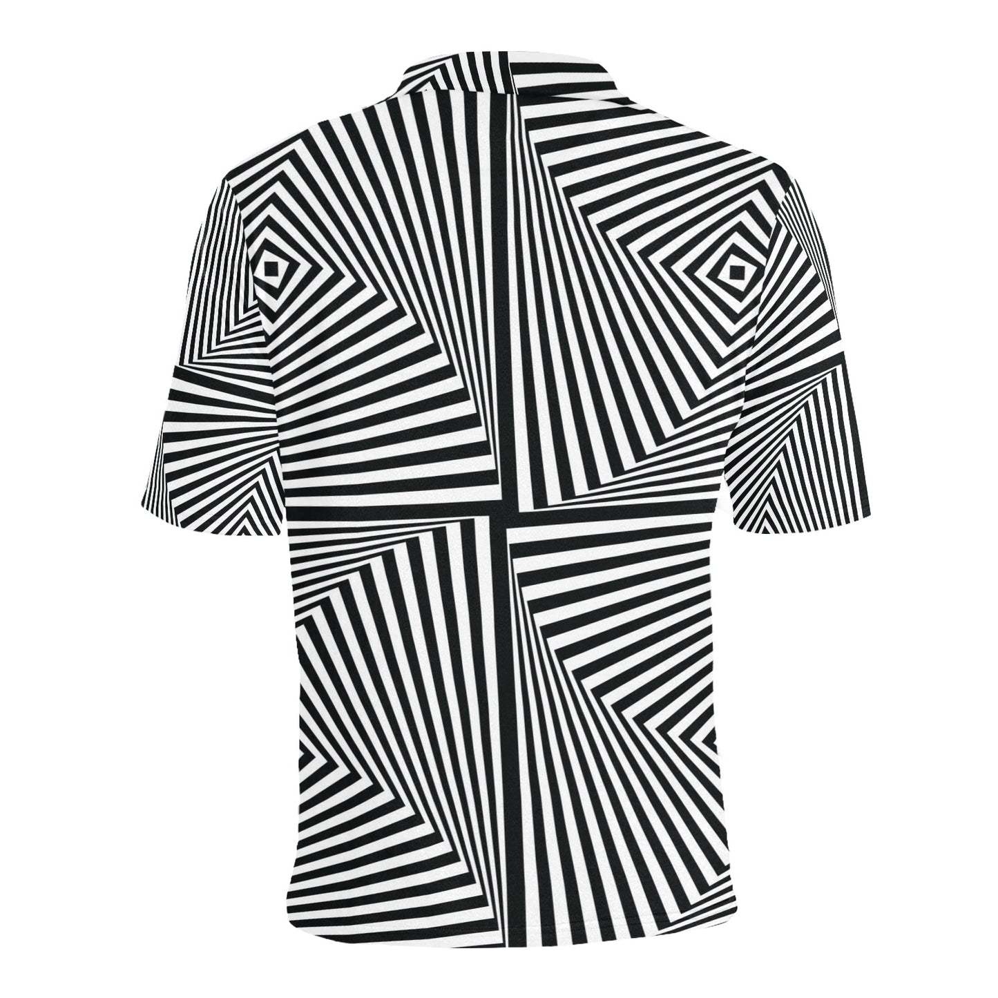 Vortex Print Design LKS302 Men Polo Shirt