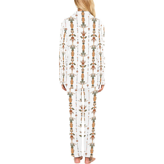 Totem Print Design LKS302 Women's Long Pajama Set
