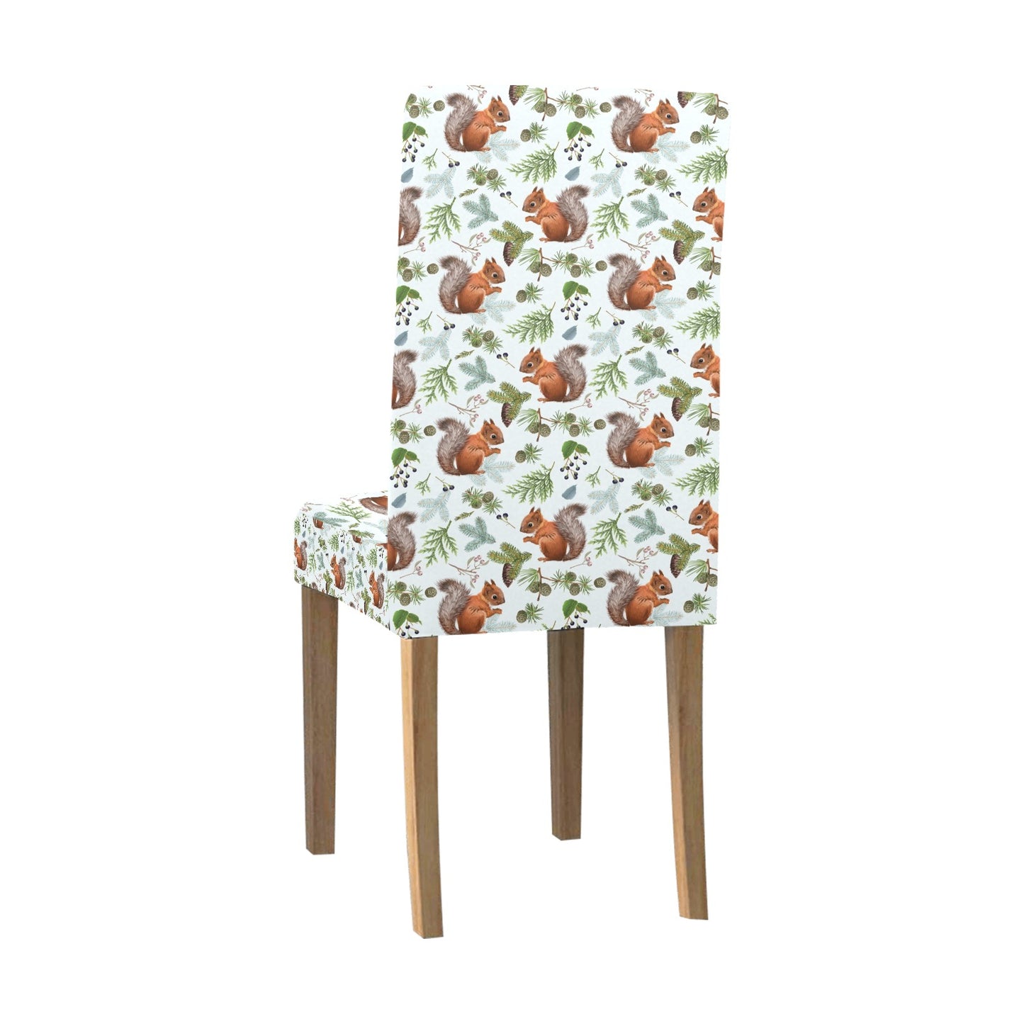 Squirrel Print Design LKS308 Dining Chair Slipcover