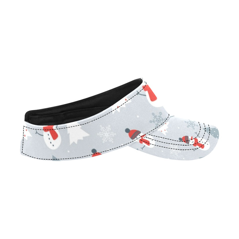 Snowman Print Design LKS302 Unisex Sun Visor