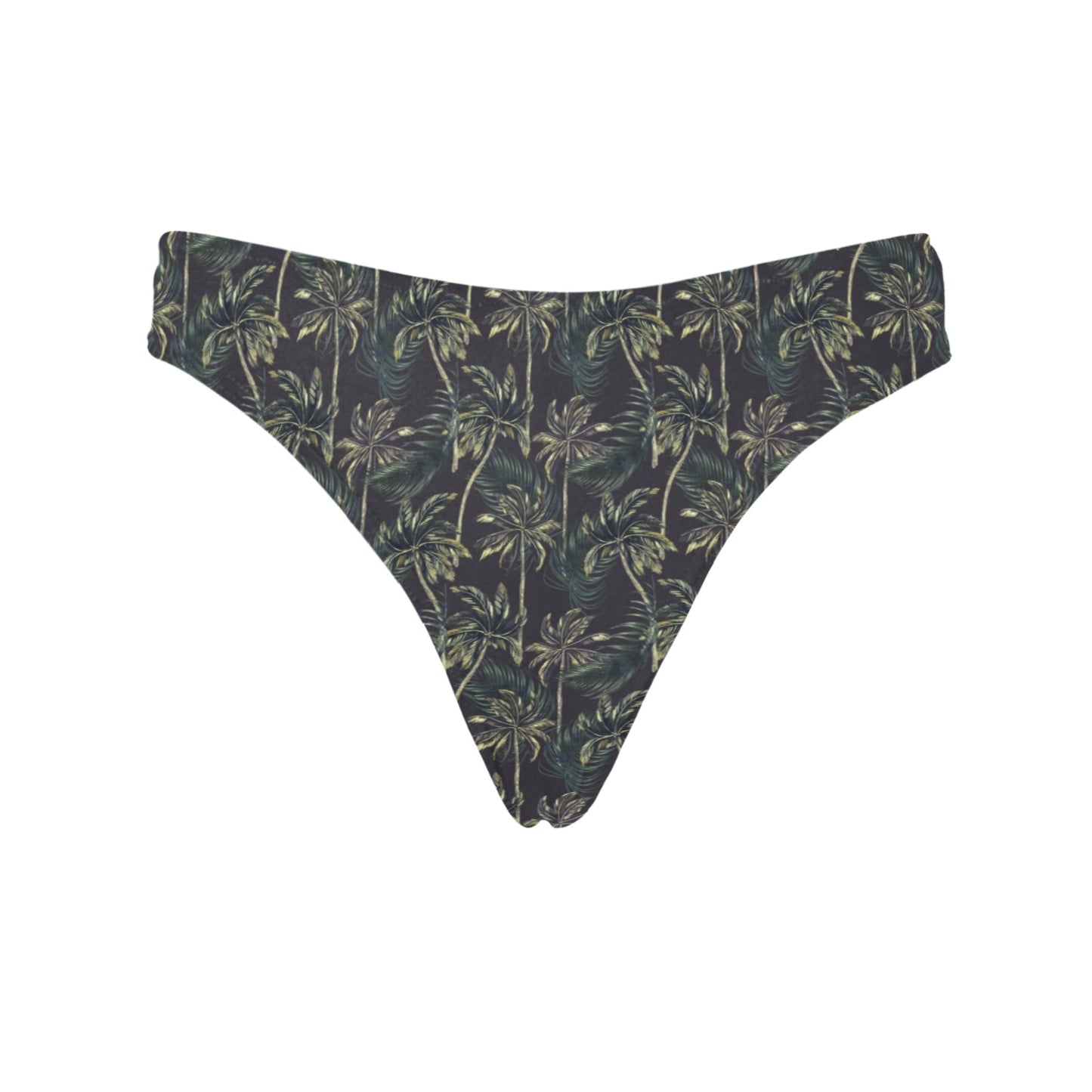 Palm Tree Background Design Print Women's Thongs