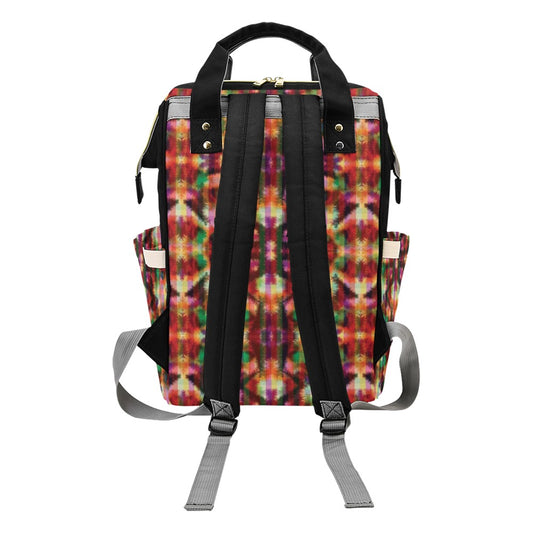Tie Dye Print Design LKS301 Diaper Bag Backpack