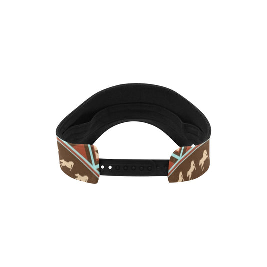 Western Horse Pattern Print LKS301 Unisex Sun Visor