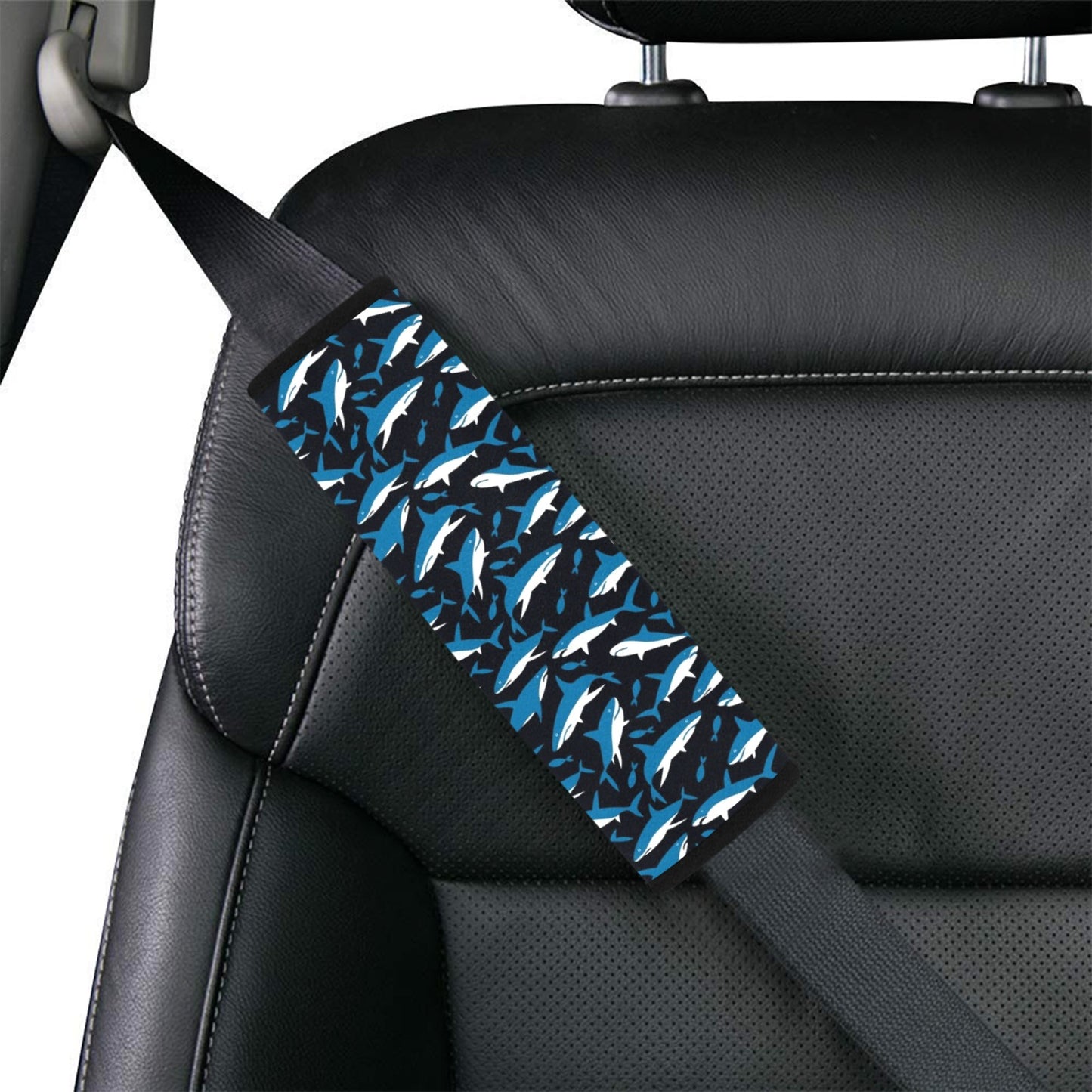 Shark Print Design LKS303 Car Seat Belt Cover
