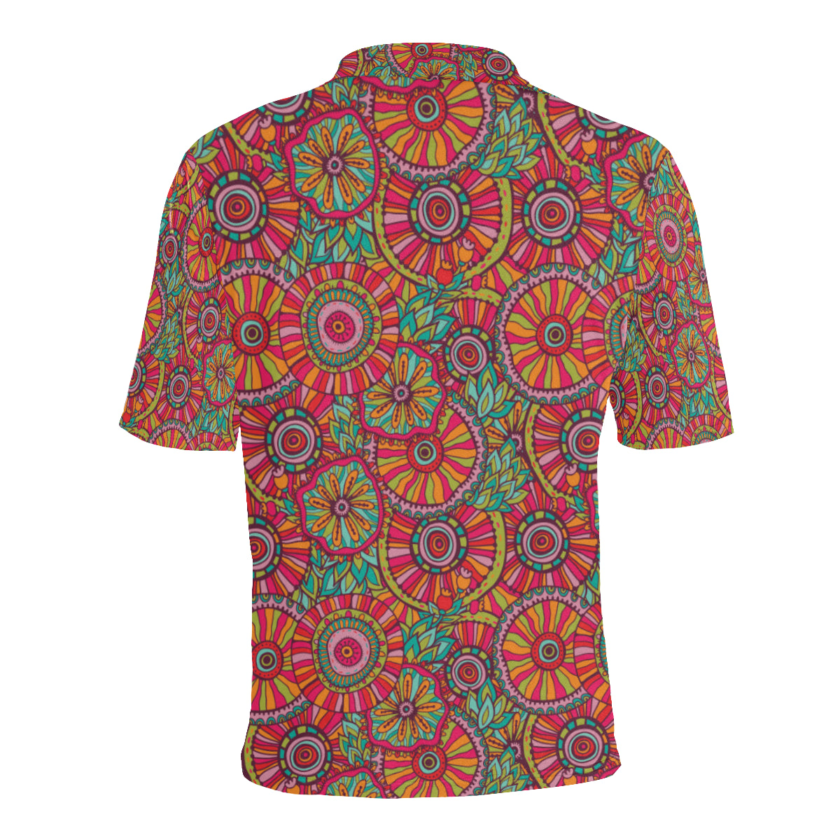 Boho Pattern Print Design 01 Men Polo Shirt