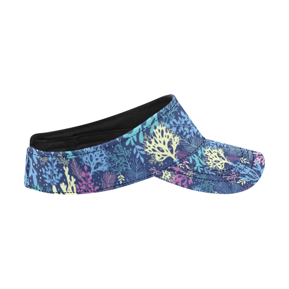 Seaweed Print Design LKS301 Unisex Sun Visor