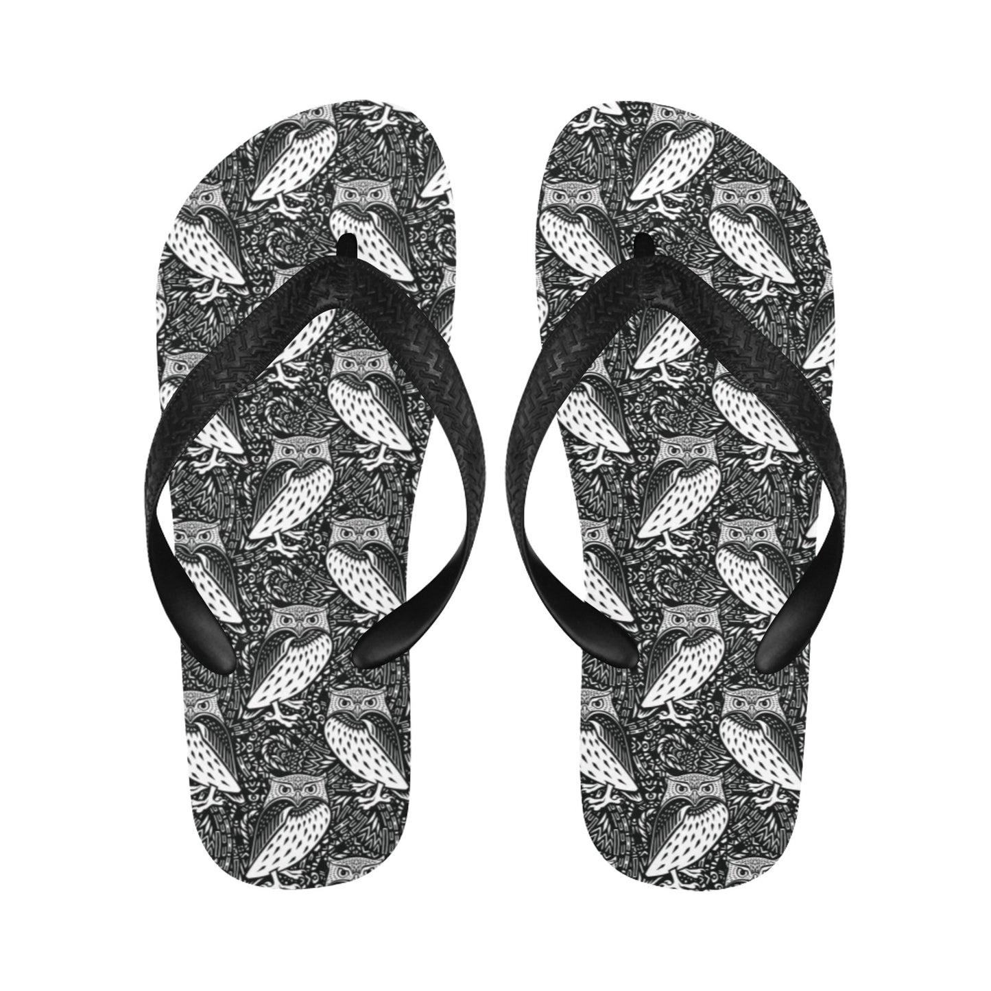 Tribal Pattern Print Design LKS308 Flip Flops