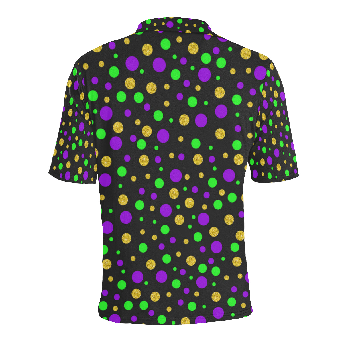 Mardi Gras Pattern Print Design 07 Men Polo Shirt