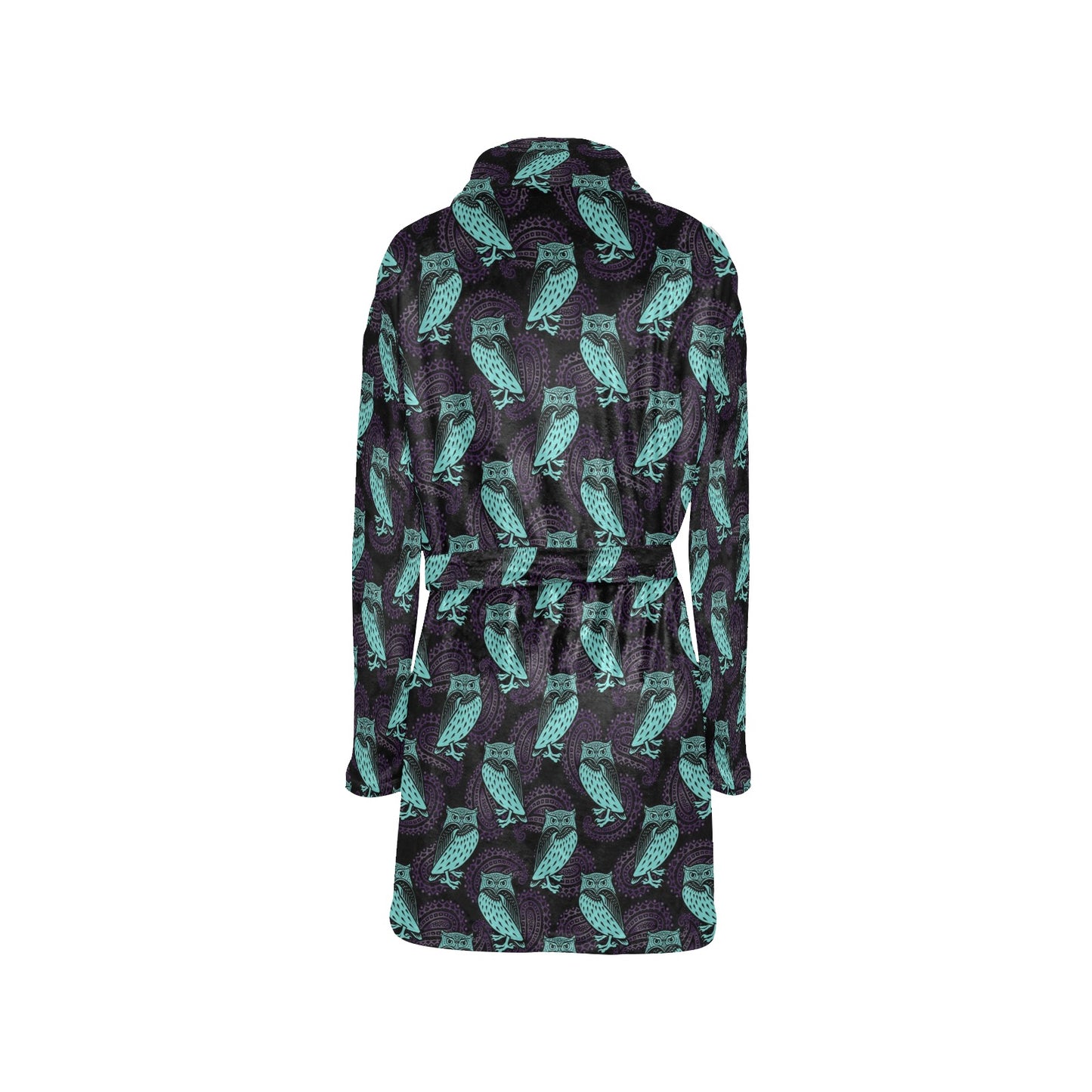 Tribal Pattern Print Design LKS3010 Women's Fleece Robe