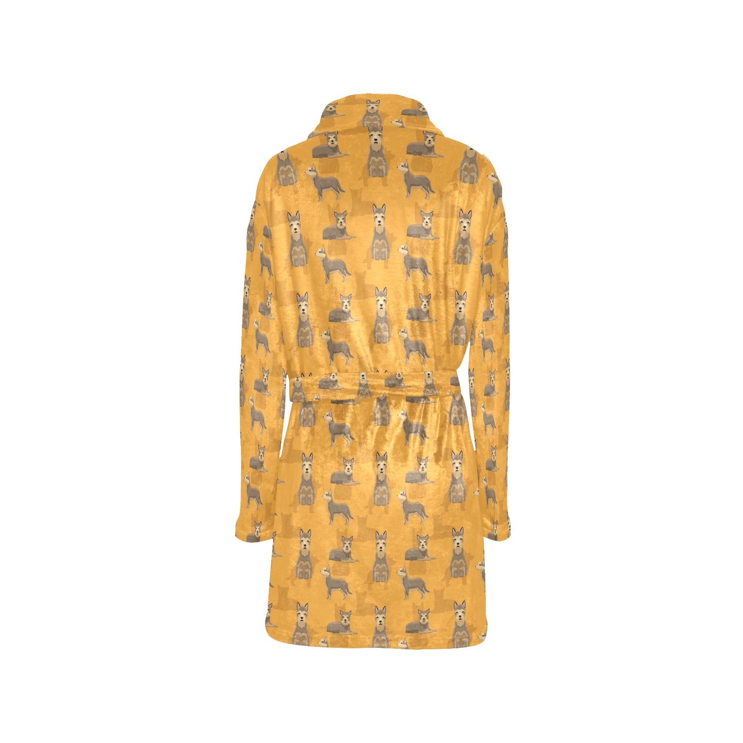Berger Picard Pattern Print Design 01 Women's Fleece Robe
