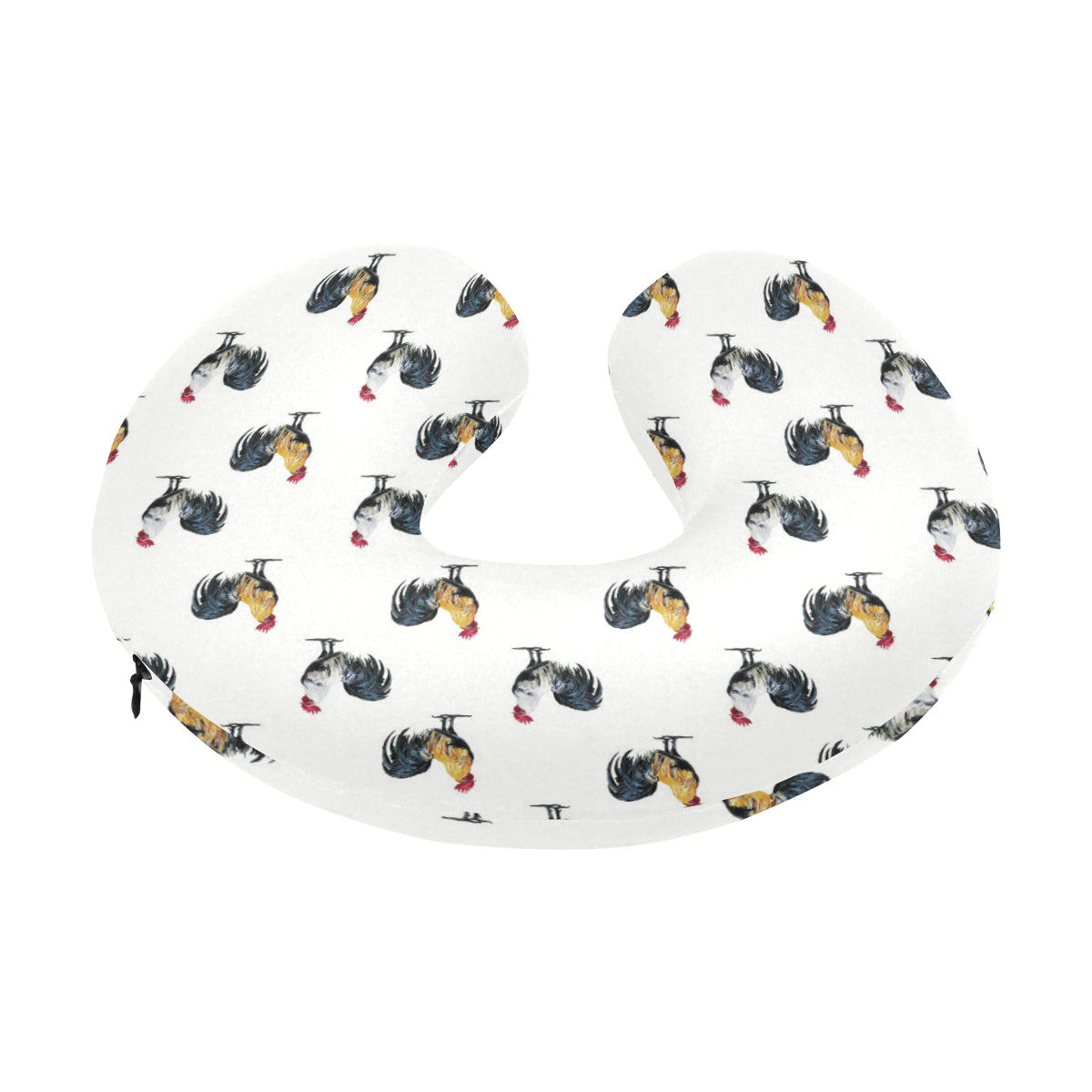 Chicken Pattern Print Design 02 U-Shaped Travel Neck Pillow