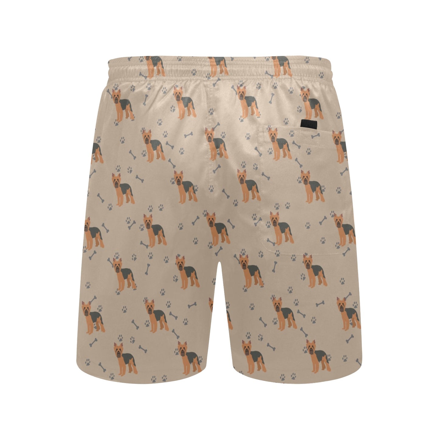 Yorkshire Terriers Print Design LKS305 Men's Swim Trunks Beach Shorts
