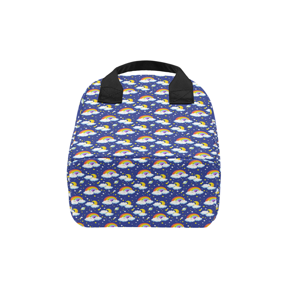 Rainbow Space Design Print Insulated Lunch Bag