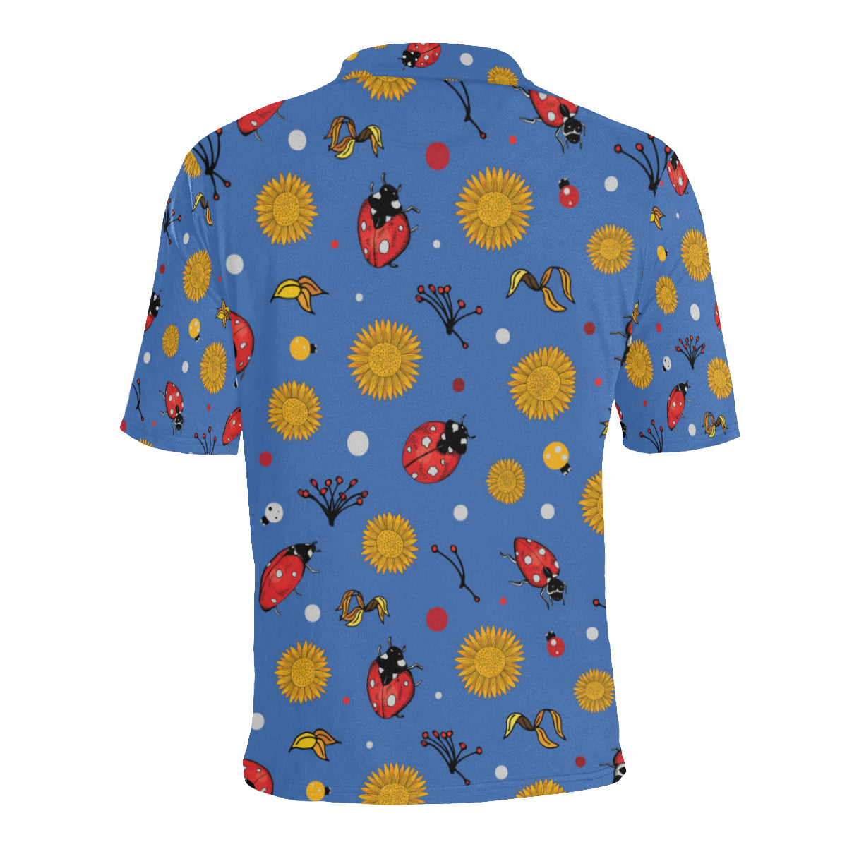 Ladybug Pattern Print Design 05 Men Polo Shirt