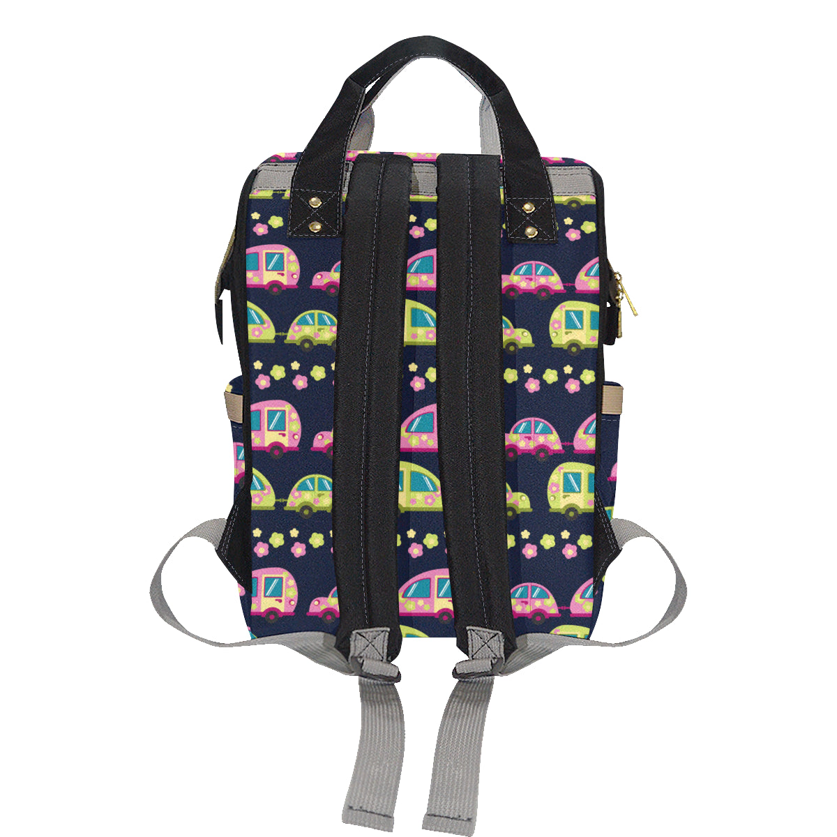 Camper Cute Camping Design No 3 Print Diaper Bag Backpack