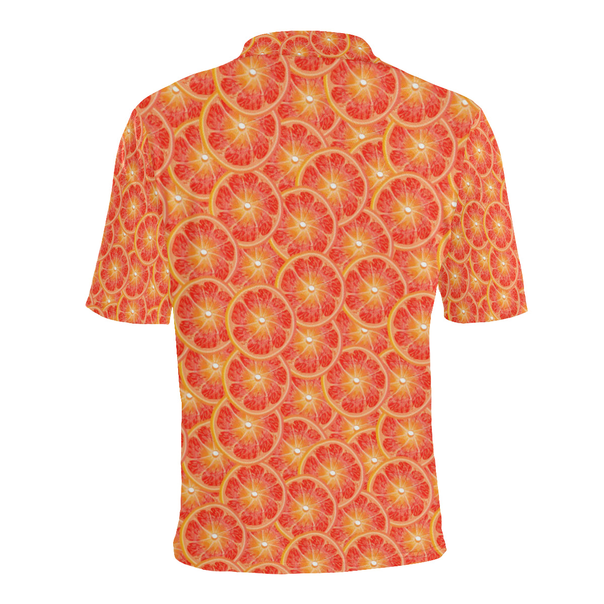 Grapefruit Pattern Print Design GF06 Men Polo Shirt