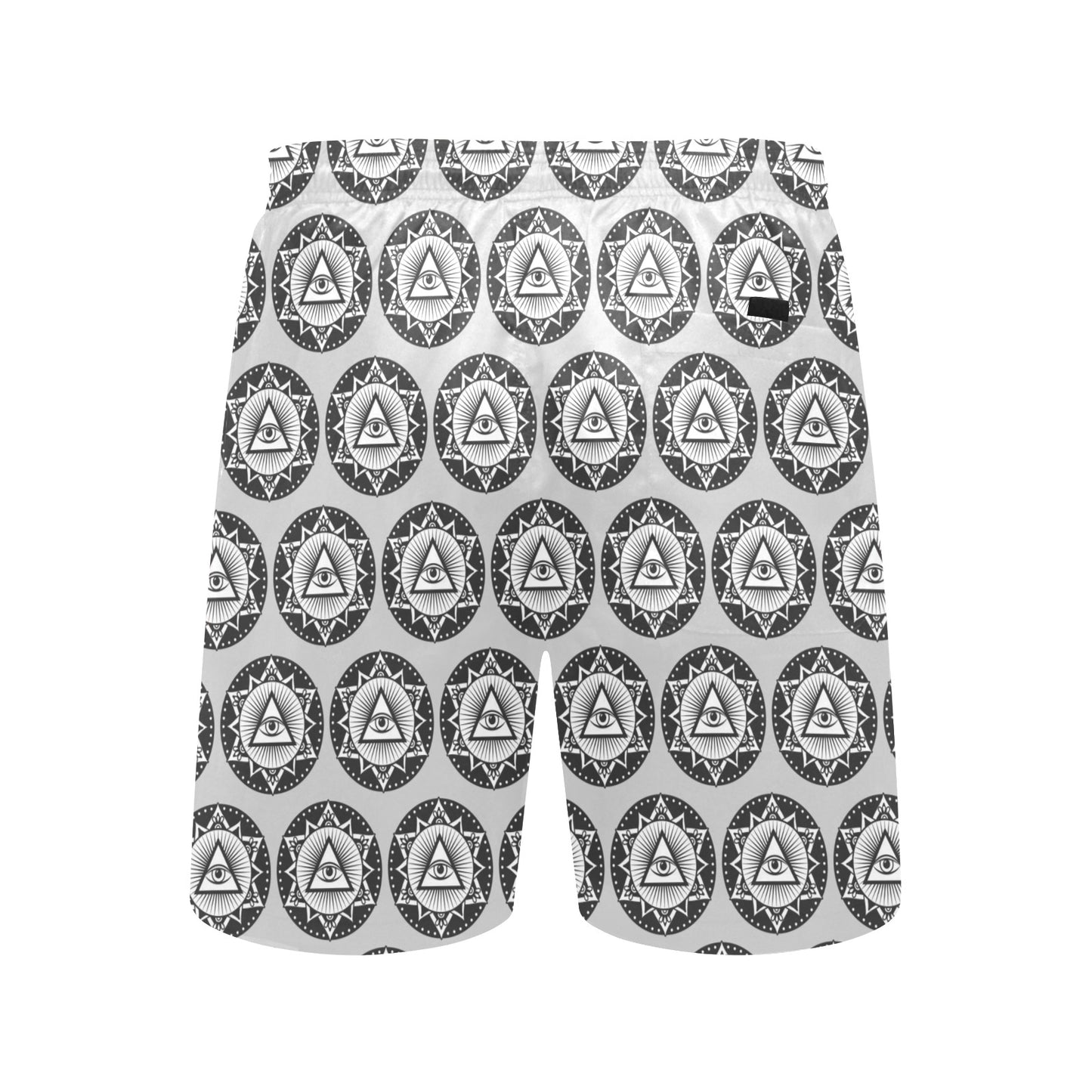 Third Eye Print Design LKS301 Men's Swim Trunks Beach Shorts
