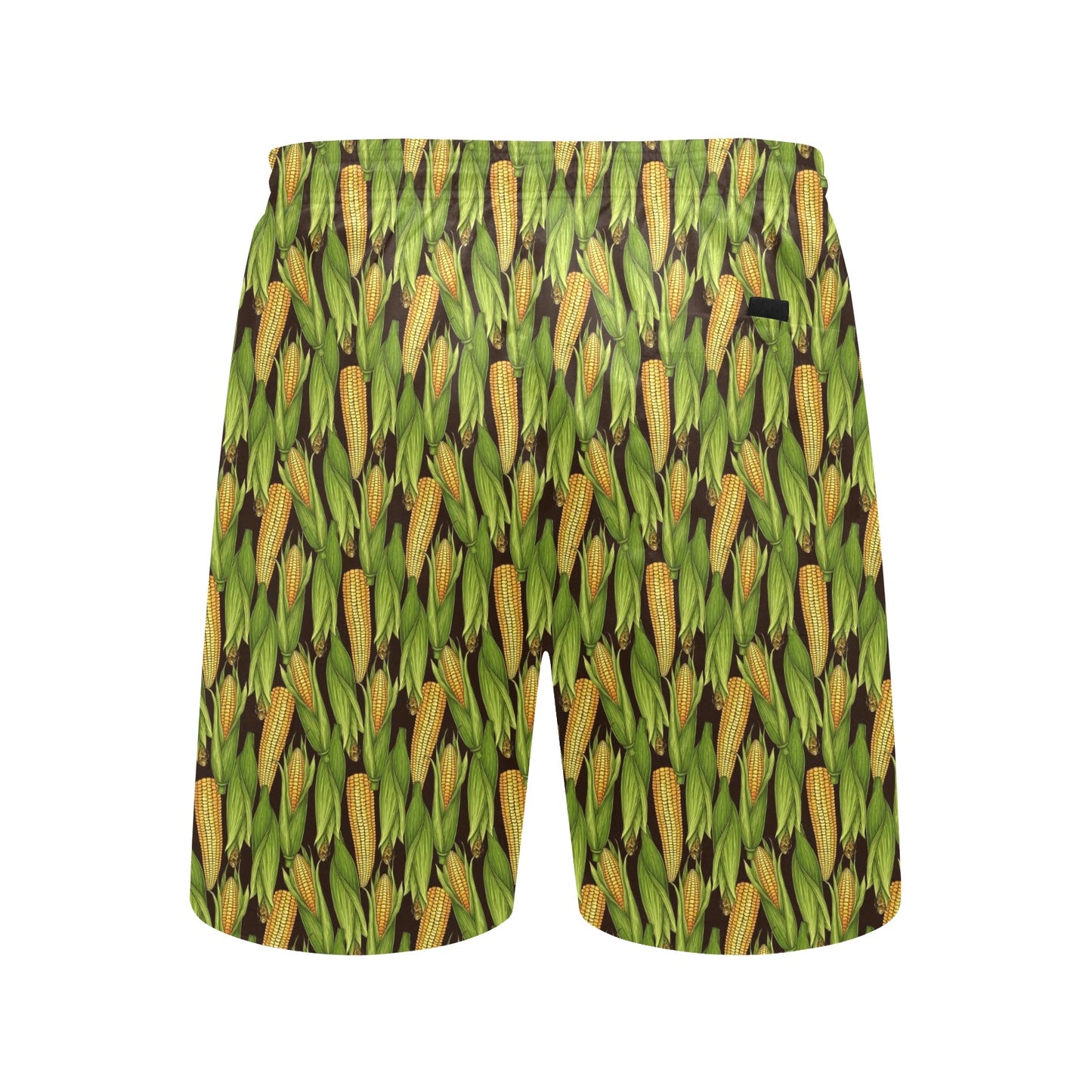 Agricultural Corn cob Print Men's Swim Trunks Beach Shorts