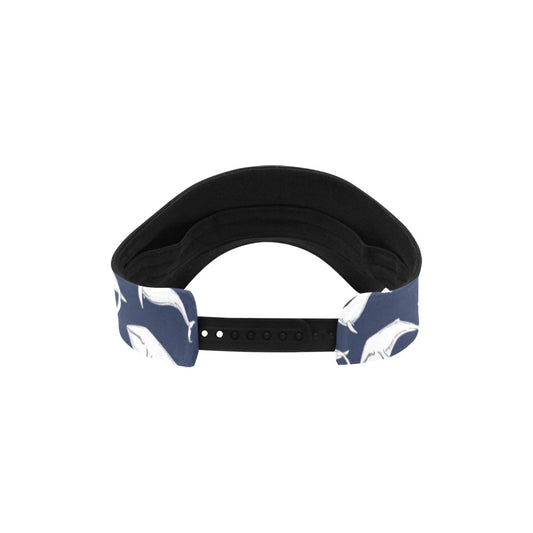 Whale Print Design LKS308 Unisex Sun Visor