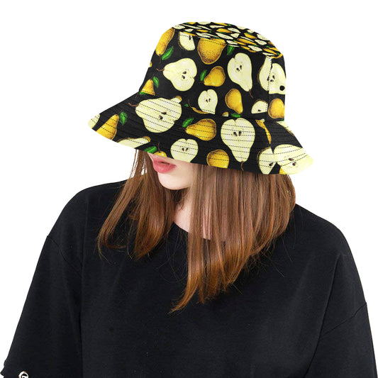 Pear Pattern Print Design PE01 Unisex Bucket Hat
