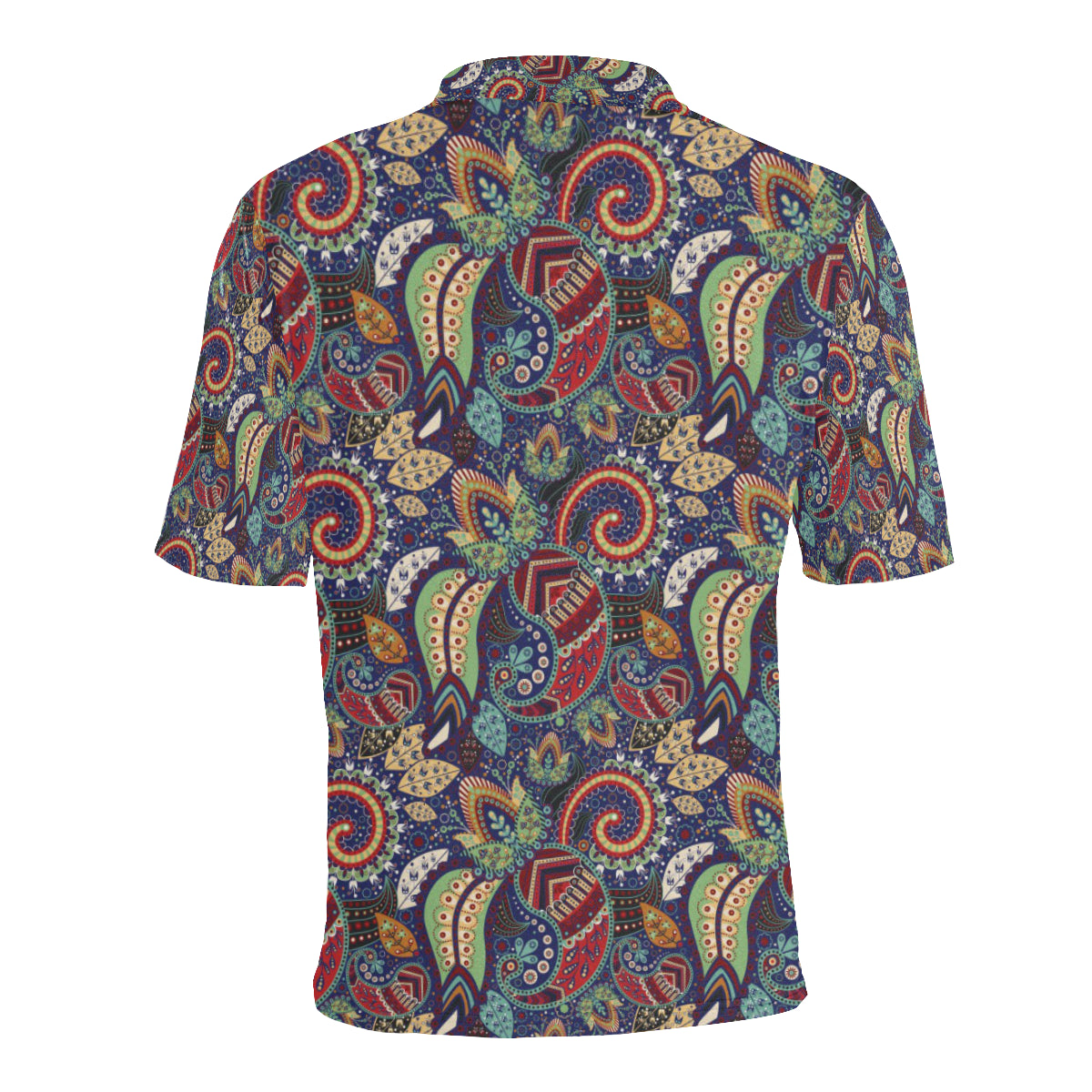 Paisley Boho Pattern Print Design A03 Men Polo Shirt
