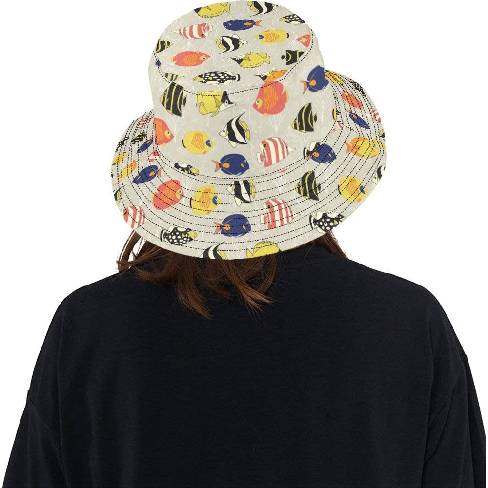 Angelfish Print Design LKS401 Unisex Bucket Hat