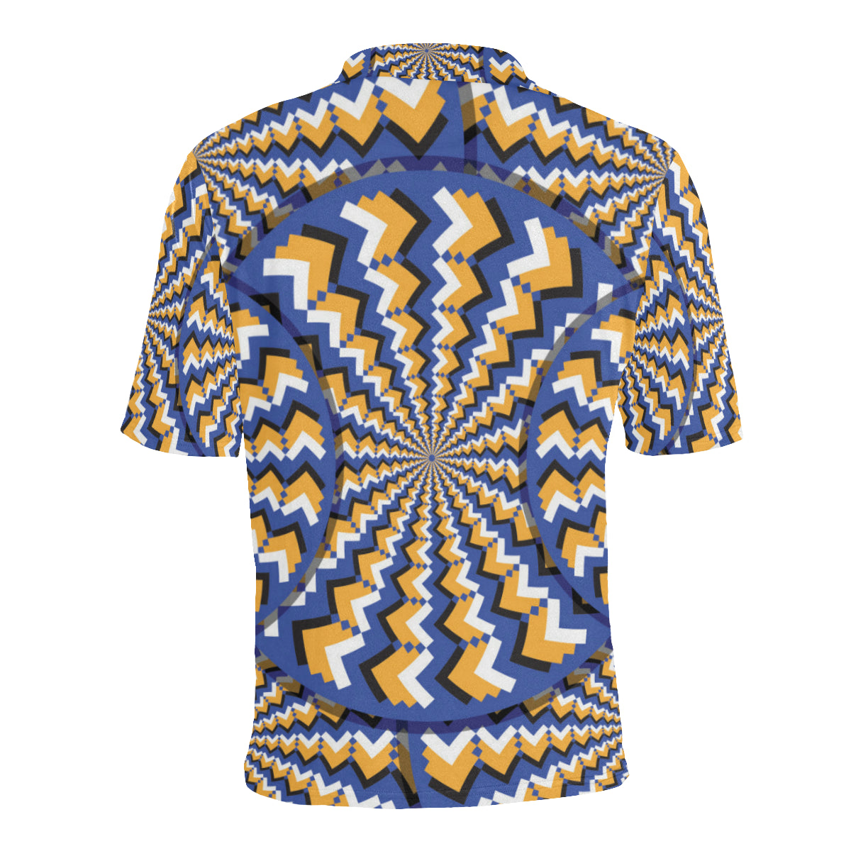 Optical illusion Pattern Print Design A01 Men Polo Shirt