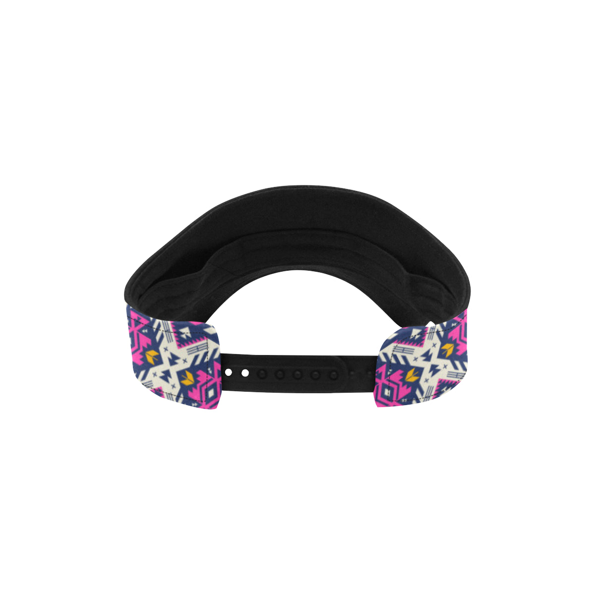 Aztec Pink Geometric Print Pattern Unisex Sun Visor