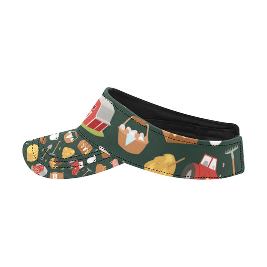 Agricultural Farm Print Design 02 Unisex Sun Visor