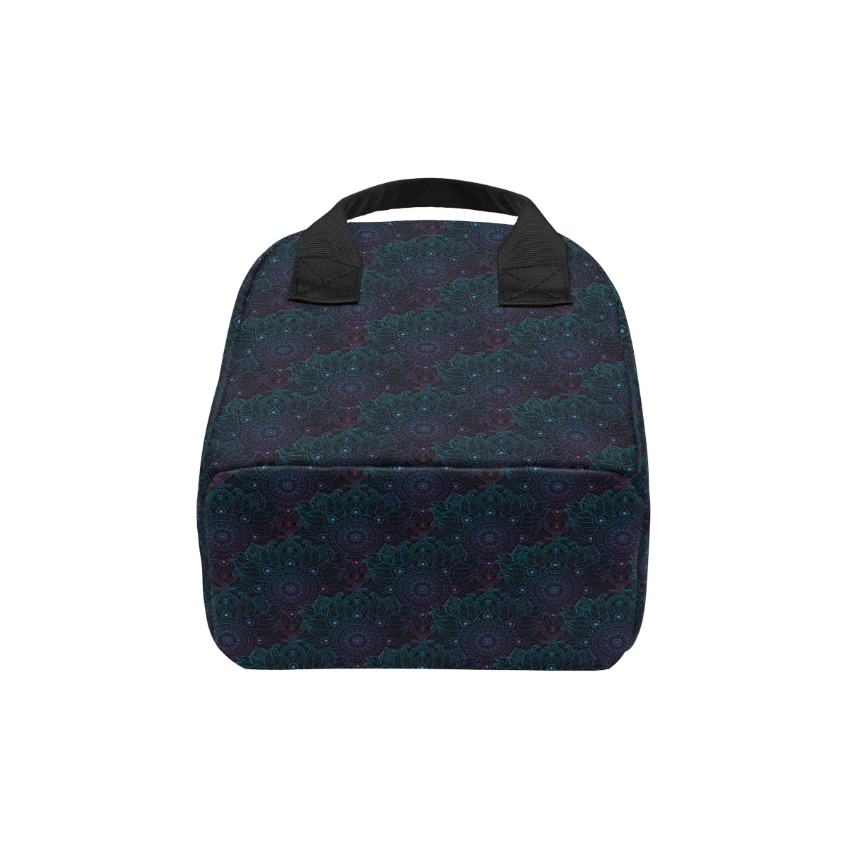 Boho Floral Mandala Insulated Lunch Bag