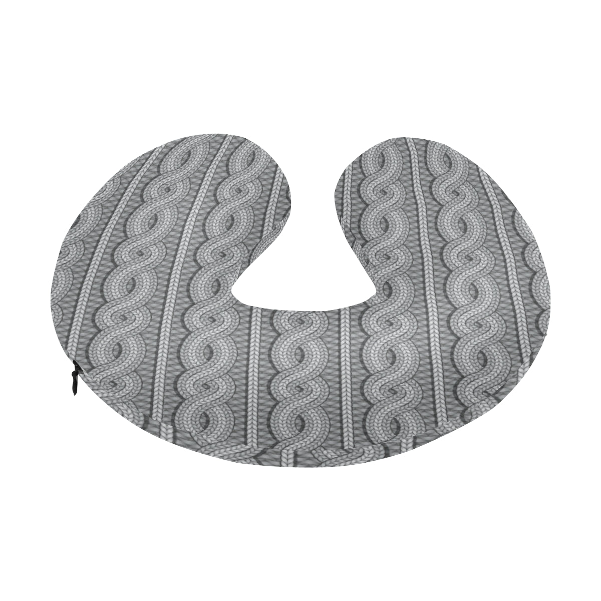 Cable Knit Pattern Print Design 01 U-Shaped Travel Neck Pillow