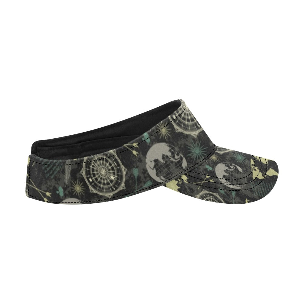 World Map Print Design LKS303 Unisex Sun Visor