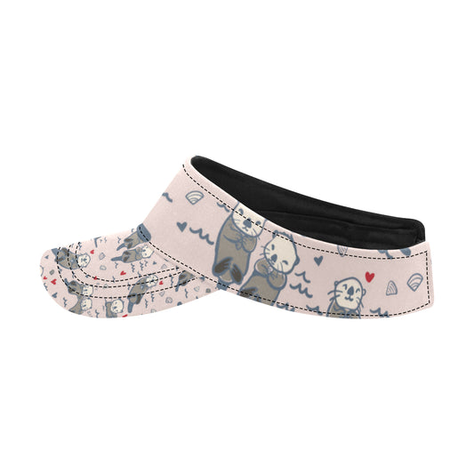 Sea Otter Pattern Print Design 02 Unisex Sun Visor
