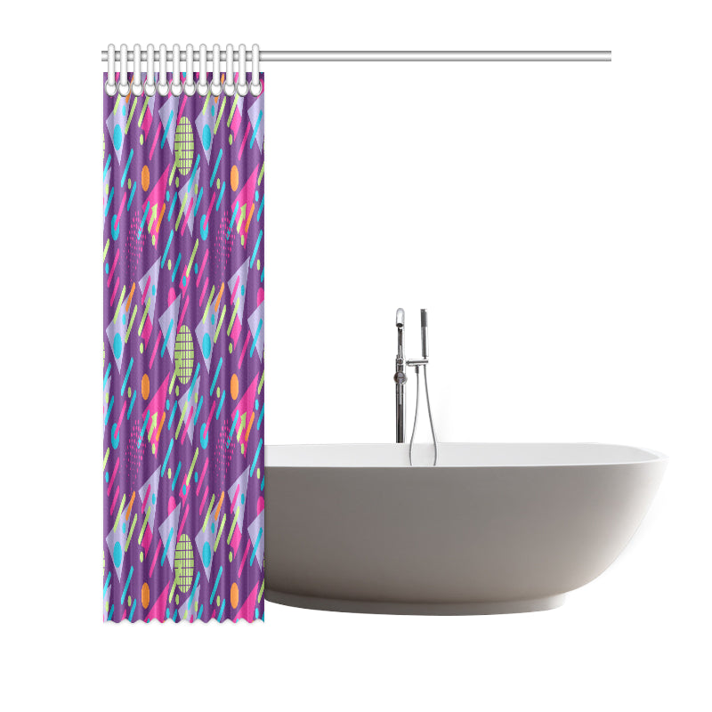 90s Pattern Print Design 4 Shower Curtain