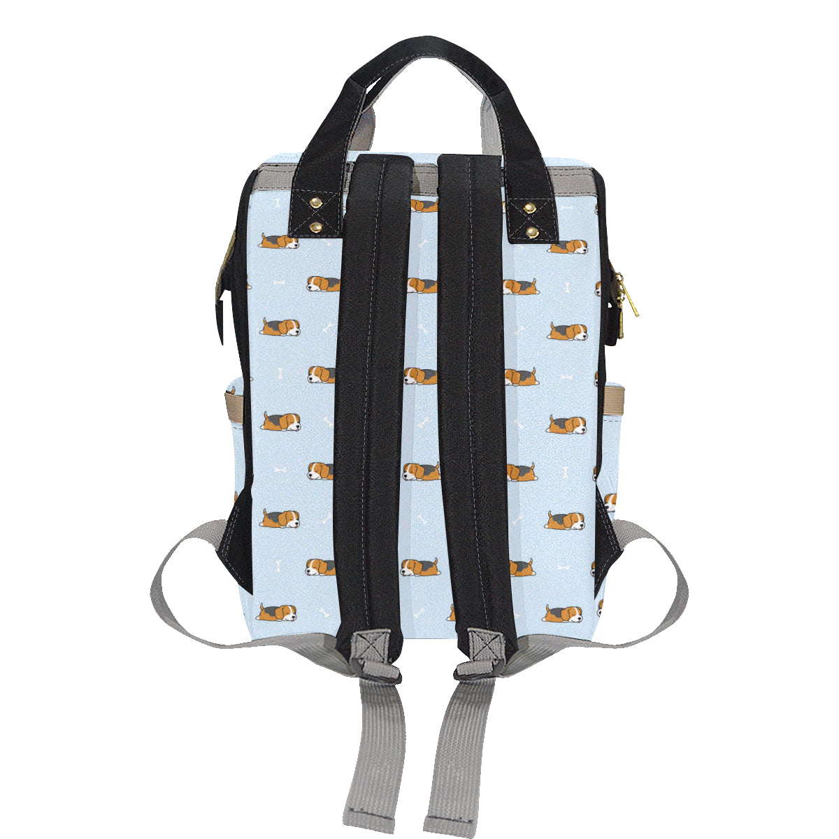 Beagle Pattern Print Design 06 Diaper Bag Backpack