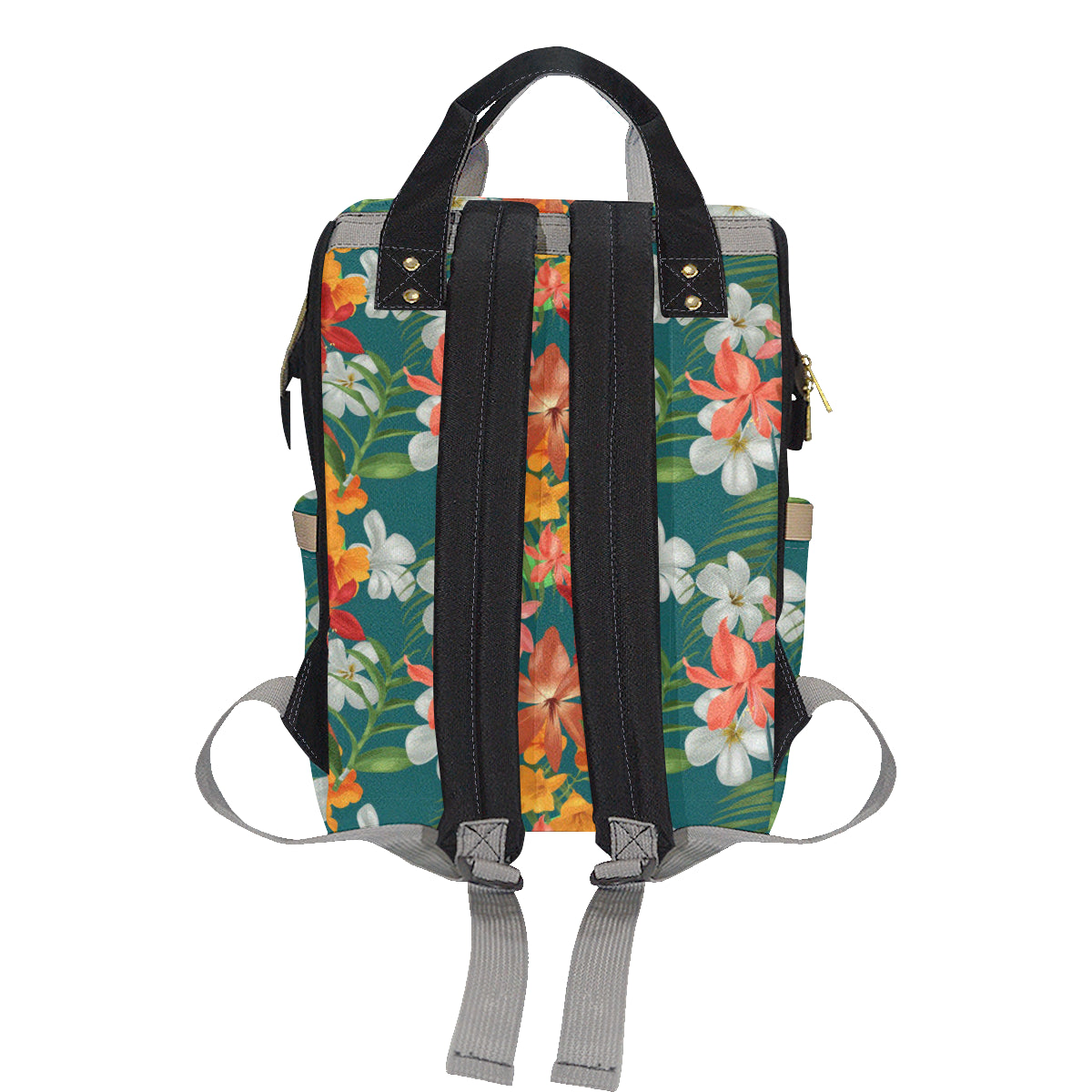 Amaryllis Pattern Print Design AL06 Diaper Bag Backpack