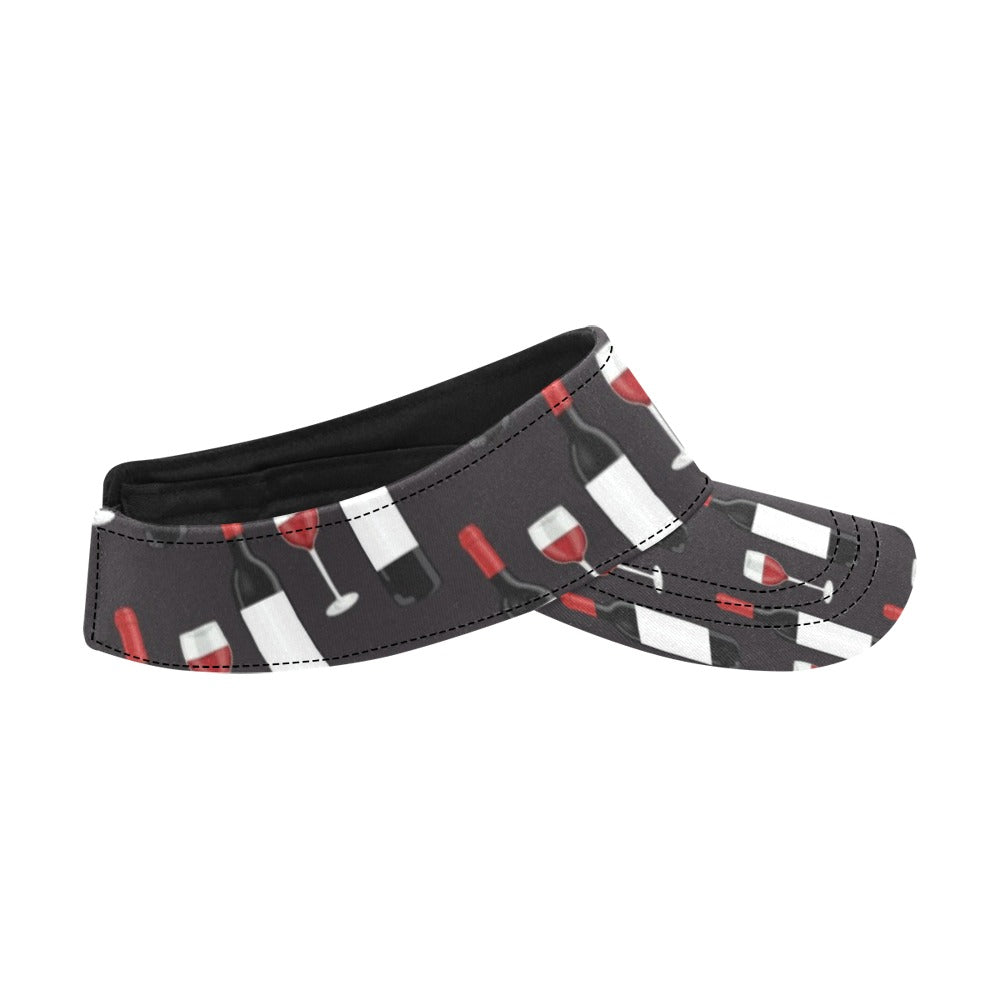 Wine Print Design LKS309 Unisex Sun Visor