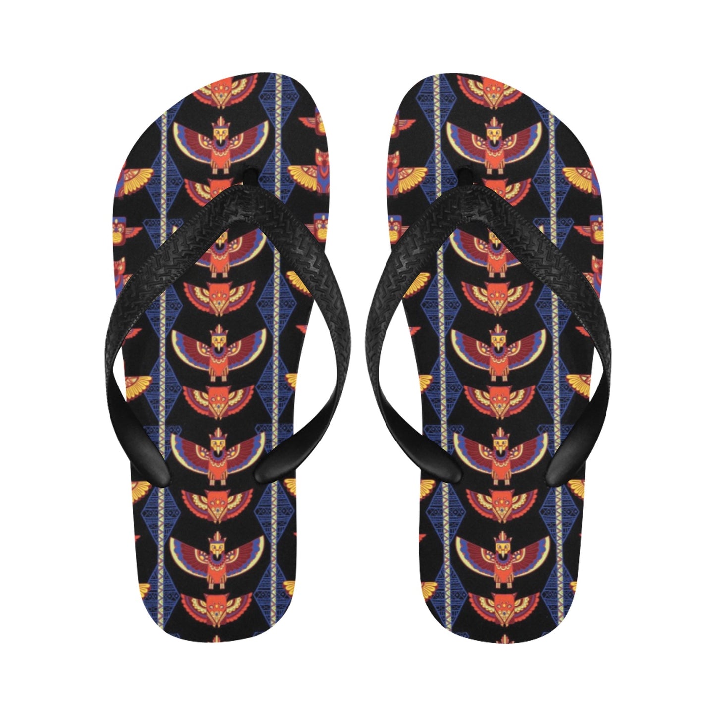 Totem Print Design LKS301 Flip Flops