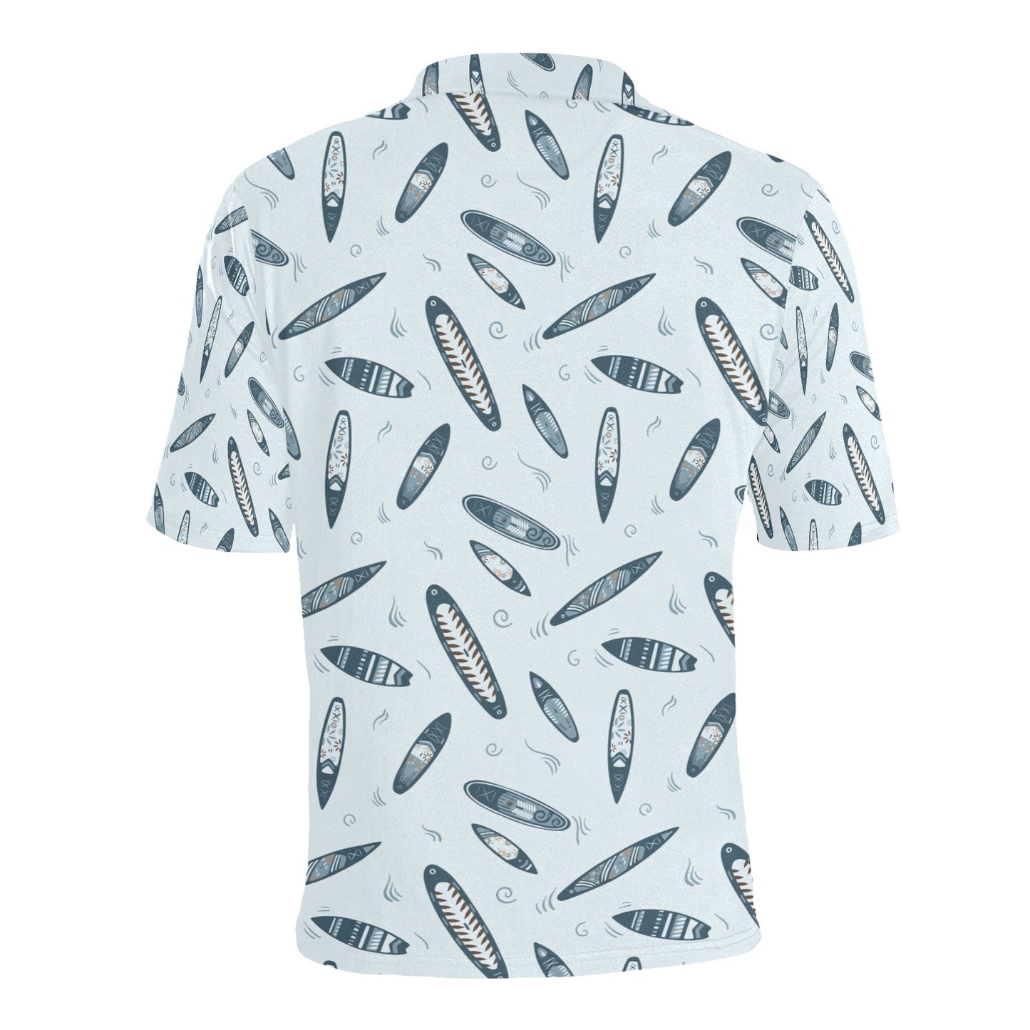 Surfboard Print Design LKS306 Men Polo Shirt